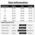 thumbnail image 5 of Linen Pants for Men Elastic High Waist Drawstring Wide Leg Pants Casual Breathable Summer Vacation Beach Trousers, L, 5 of 9