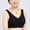 7-Black, variant on YWDJ Lounge Bras for Women Comfort Front Close Sleep Bras No Wires Comfy Bras Wide Strap Full Coverage Push up Wrap Lounge Bras Padded Plus Size Lace Comfy Bras Button Comfortable Bras Red 5XL