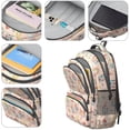 thumbnail image 4 of Princess and Castle Pink Pattern Backpack for School, Cute School Bag with Adjustable Shoulder Straps and Padded Back, 16.9"x12.6"x5.9", 4 of 5