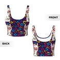 thumbnail image 5 of Lsque Llama Alpaca Printed Women'S Sports Bra, Compression, Moisture Wicking, High-Impact Sports Bra For Women,Supportive sports bra-Medium, 5 of 9