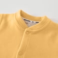 thumbnail image 5 of 6-9 Months Newborn Baby Boy Girl Button Romper Baby Long Sleeve Jumpsuit Spring Fall Outfit, 5 of 7