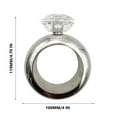 thumbnail image 2 of Bracelet Wine Bottle, 100ML Novelty Bracelet Hidden Wine Flask, Bracelet Bangle Flask Secret Liquor Drinking, Steeland Liquor for Women Discreet Flask Funnel Creative, 2 of 3