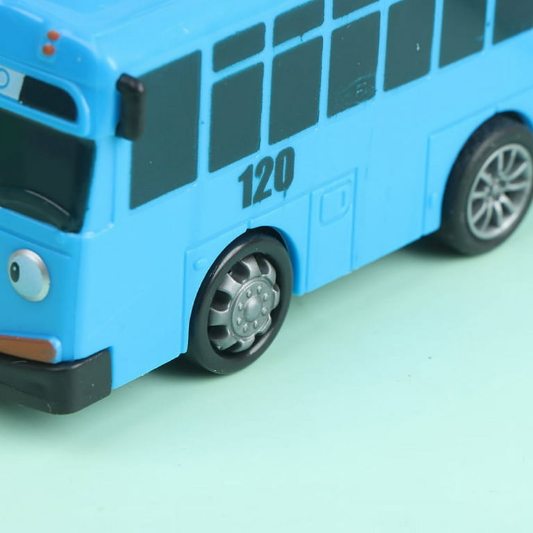 4PCS Tayo The Little Bus Cartoon Pull Back Car Toy Set Kids Educational Gift Walmart