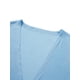 thumbnail image 4 of VISgogo Conjunto de 2 piezas de pantalones para mujer, blusas cortas con cuello en V de manga larga de color sólido con cordones + pantalones de pierna ancha VISgogo  moda, 4 of 9