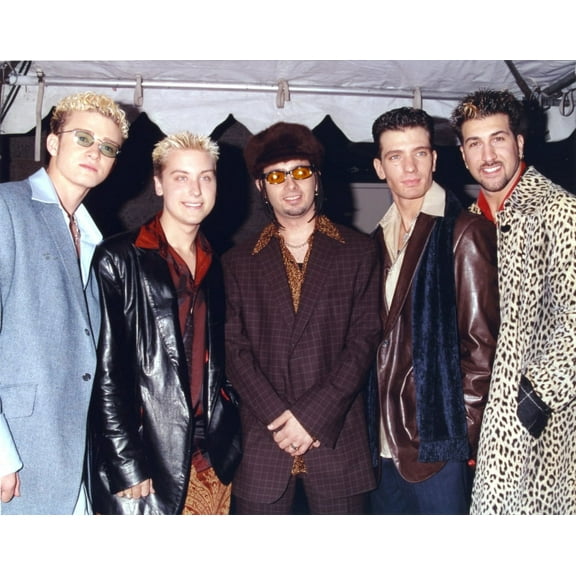 N'sync Group Posed in Coat Photo Print (8 x 10)