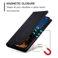 thumbnail image 5 of K-Lion for Samsung Galaxy A14 5G Wallet Case, Luxury Business Style Card Holder Cash Slot Magnetic Closure Shockproof Protective Case Premium Leather RFID Blocking Full Phone Cover ,Black, 5 of 6