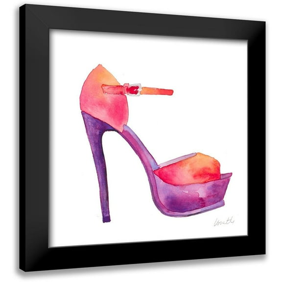 Loreth, Lanie 12x12 Black Modern Framed Museum Art Print Titled - Club Stiletto