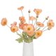 thumbnail image 1 of Artificial Flowers Silk Poppy Flowers for Home Decor Bouquet Wedding Party Faux Flower Pack of 5, 1 of 4