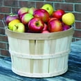 thumbnail image 3 of Lehman's Handcrafted Half Bushel Baskets, Vintage Style USA Made Poplar Wood with Wire Handles, 9.5 x 14.75 inches, Set of 4, 3 of 6