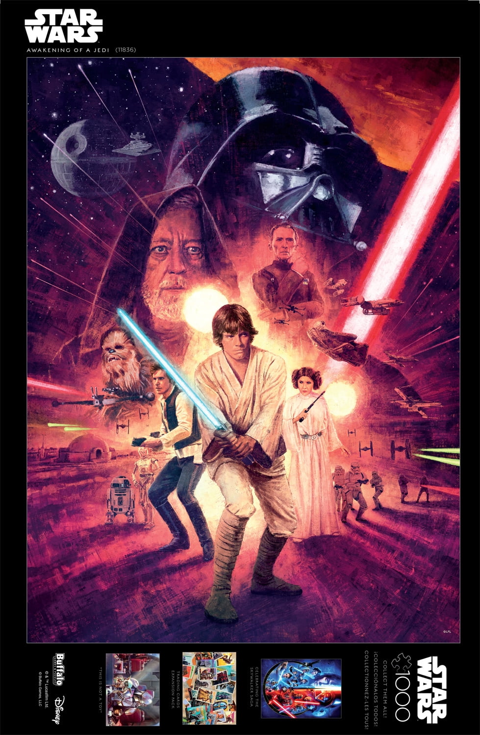 Buffalo Games 1000-Piece Star Wars Awakening of a Jedi Adult Interlocking Jigsaw Puzzle