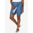 thumbnail image 4 of Jessica London Women's Plus Size Classic Cotton Denim Skort, 4 of 4