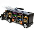thumbnail image 2 of Toysery Transport Car Carrier Truck Toy for Kids with 6 Alloy Cars and 28 Slots - Long Truck Toy for Boys, Girls & Children - 20" Long, 2 of 3