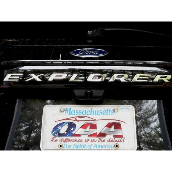 Stainless Steel Graphic Emblem 8Pc Fits 2020 Ford Explorer SGR60331 QAA