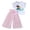 Pink, variant on Little Girls Summer Outfits Sports Tracksuit Belly Dance Sequin Dance Halloween Wear Carnival Sets Activewear Set 2 Piece Outfit Size 7-8T