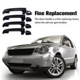 thumbnail image 2 of ABS Car Door Handle Smooth Exterior Glossy Smooth Car Auto Replacing Upgrading Pull Handgrip Part Accessories Replacement for I20 07-14 Rear Right, 2 of 8