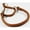 Brown, variant on Dogline L1212-6 12 L x 0.25 W in. Round Leather Martingale Collar, Brown