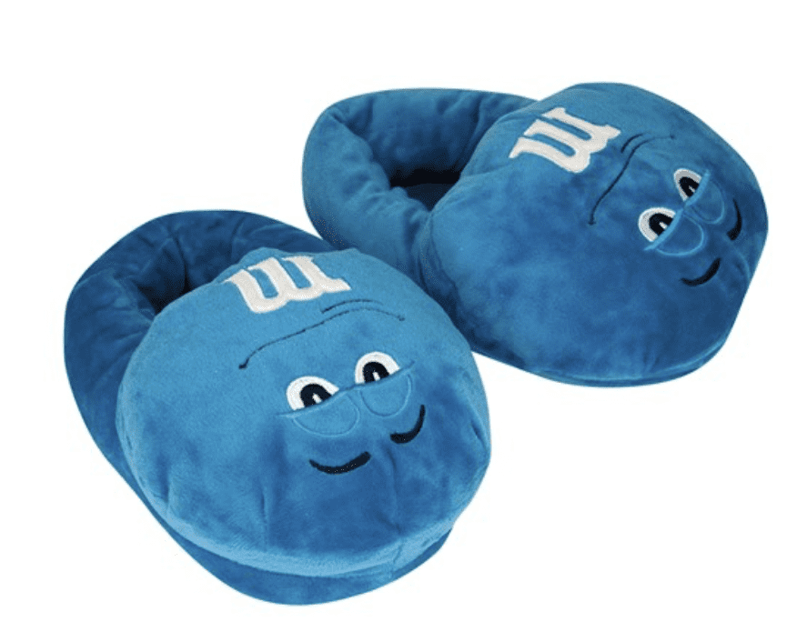 Blue Characters Plush Slippers 