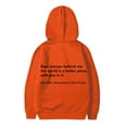 thumbnail image 5 of PMVFHDE Liquidation Chandails en Molleton Col Rond Sweat à Capuche Fille Manches Longues Chandail en Molleton Doux Graphique Hoody Enfants Mignon Pulls Haut Vêtements pour Filles Orange,160, 5 of 5