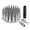 Silver-9/16"-18 32pcs, variant on 14mmx1.5 Spike Lug Nuts 32chrome M14x1.5 Nut 4.4 Inch Tall Closed End With 1 Socket Keypatible 1999-2026 Chevyado 1500 Gmc Sierra