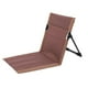 thumbnail image 4 of Silla de camping con respaldo para picnic, plegable, compacta, de tubo de hierro, versátil. Marrón, 4 of 8