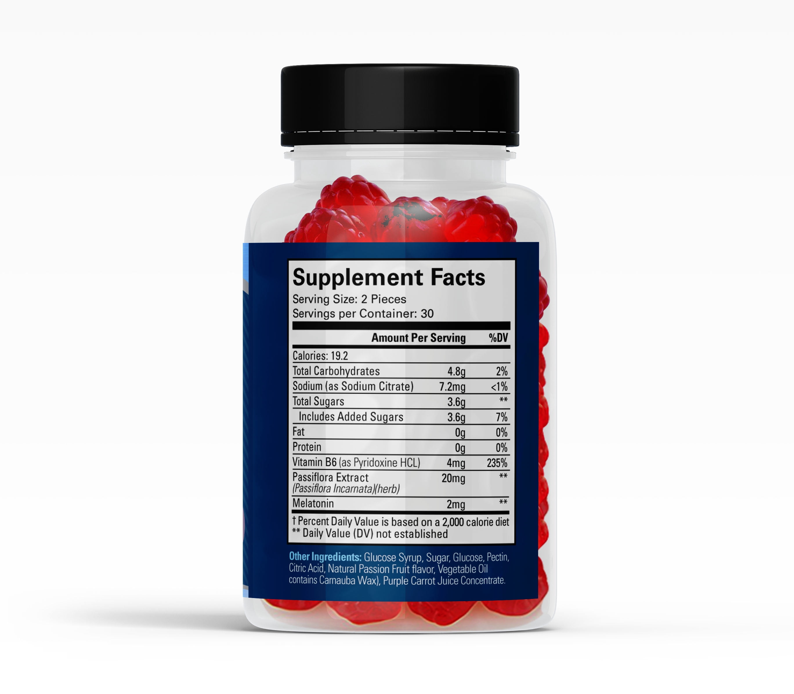 Avinol PM Sleep Aid Gummies - Passion Fruit Flavor, 60 Count
