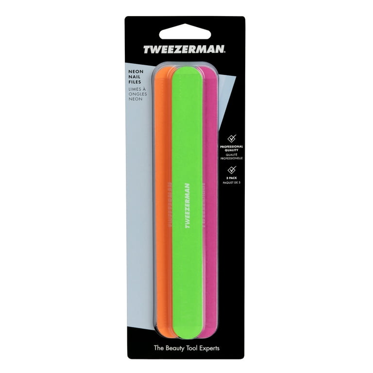 Tweezerman Neon Nail Files 3 Pack - Walmart.com