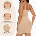 thumbnail image 4 of COMFREE Strapless Shapewear Slips for Women Under Dresses Tummy Control Slip Body Shaper Seamless, 4 of 6
