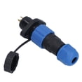 thumbnail image 3 of IP68 Waterproof Plug Socket Male Female Flange Mount Industrial Aviation Power Connector SP133 Pin (250V 5A), 3 of 10
