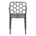 thumbnail image 2 of LeisureMod Modern Dynamic Dining Chair - Set of 4-Color:Transparent Black, 2 of 8