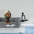 thumbnail image 2 of Figura de escritorio,Reloj de mesa con figura de globo terráqueo,decoración para oficina y hogar,Reloj de escritorio,figura decorativa,decoración para el hogar,Figura de escritorio,Escultura, 2 of 8