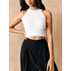 thumbnail image 2 of Blusa Crop Cuello Halter Canale Diseño Elegante y Comodidad, 2 of 5