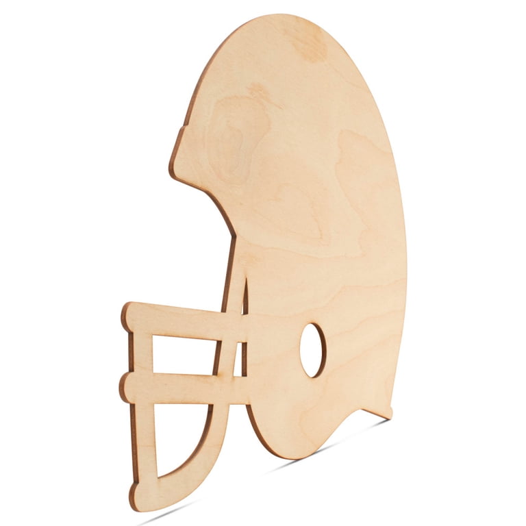4 inch cut out football helmet Jasilon Big Head Cutout, Fat Heads on Stick Custom Photo, Giant Fun Face Cardboard Cutouts, Life Size face on a Stick, 8, 12, 18, 24, 30, 34in Tall Football Great craft for schools Wood Football Helmet Cutout, 12