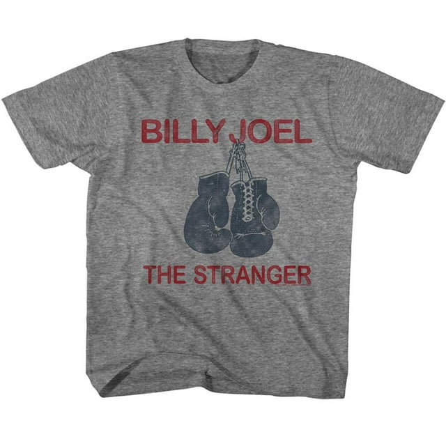 Billy Joel The Stranger Graphite Heather Youth T-Shirt Tee