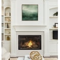thumbnail image 3 of Kate and Laurel Sylvie Beaded Tonal Abstract Comforting Sage Emerald Forest Green Landscape Vintage Framed Canvas Wall Art by The Creative Bunch Studio, 30x30 Gold, Modern Abstract Landscape Art, 3 of 7