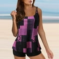 thumbnail image 2 of Plus Size Womens Swimsuits Tankini Swimsuit for Women 2024 Summer Two Piece Bathing Suits Print Sling Swim Tank Top With Shorts Beach Swimwear Summer, 2 of 6