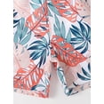 thumbnail image 6 of Family Matching Swimsuits Floral Mommy and Me Tummy Control Bikini Set Dad Son Swim Trunks Swimwear, 6 of 7