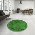 thumbnail image 4 of Ahgly Company Machine Washable Indoor Rectangle Transitional Deep Emerald Green Area Rugs, 2' x 3', 4 of 7