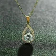thumbnail image 2 of 2.50Ct Round Cut Lab Created Diamond Women's Pendant 14K Yellow Gold Plated, 2 of 3