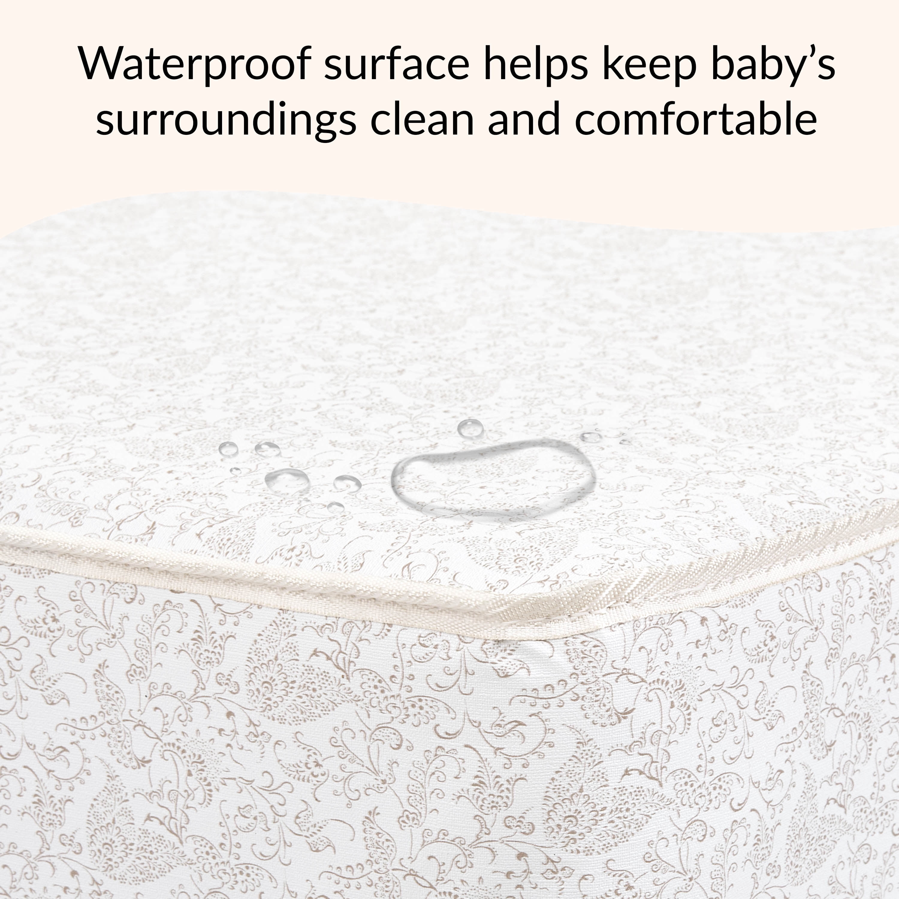 Dream On Me Snug Support Crib and Toddler Mattress, Paisley