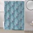 thumbnail image 5 of Fabric Shower Curtain, Ocean Starfish Coral Sage Blue Shower Curtains with 12 Hooks Waterproof Machine Washable Bath Curtains for Bathroom, 72 x 96in, 5 of 6