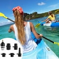 thumbnail image 3 of Inflatable SUP Pump Adaptor, Paddle Board SUP Valve Adapter with 9 Standard Conventional Air Pump Nozzles for Inflatables SUP Inflator Adapter Inflatable Boat Paddle Board SUP Board, 3 of 9