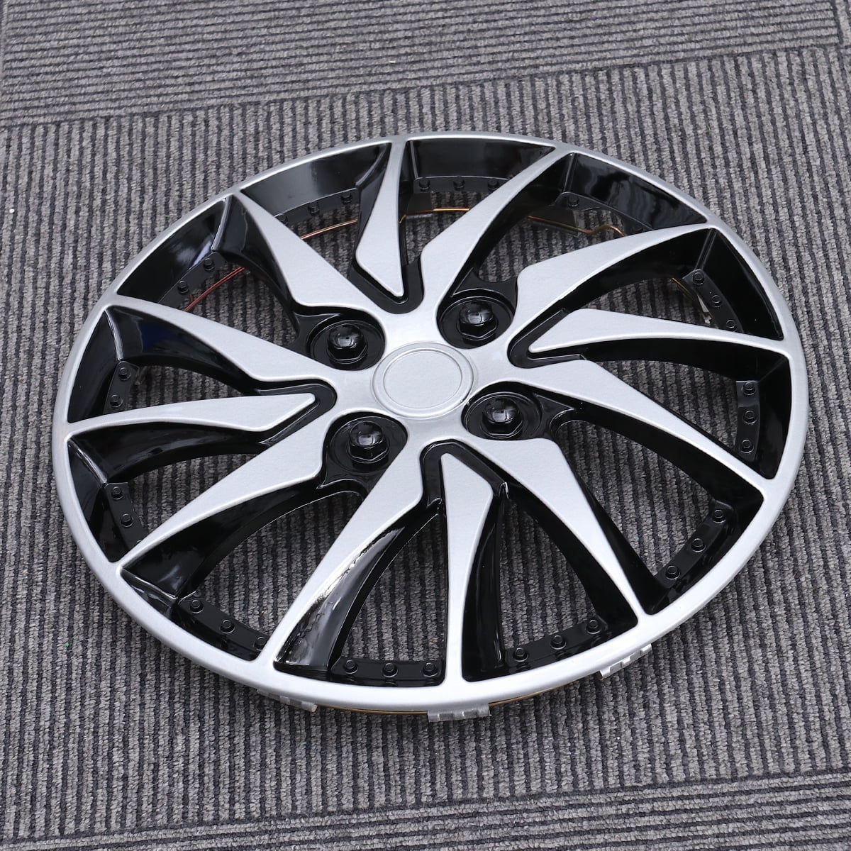 CATIEBYE Wheel Caps Car Wheel Protection Hubcaps Improved Design 1Set