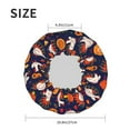 thumbnail image 5 of Yiaed Turkey And Thanksgiving Print Reusable Shower Cap & Bath Cap & Lined, Oversized Waterproof Shower Caps Designed for all Hair Lengths, 5 of 7