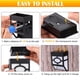 thumbnail image 3 of Lámpara de pared decorativa antigua solar 4PCS-2LED Warm + Color MFZFUKR CPB-US-DYP642-2, 3 of 5