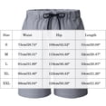 thumbnail image 3 of Men Reflective Shorts Fluorescent Short Pants Casual Straight Leg Night Jogger with Mesh Lining Gray, 3 of 9