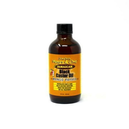 Jamaican Mango  Lime Black Castor Oil - Mango Papaya - 4 oz