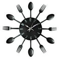 thumbnail image 1 of Reloj De Pared De Cocina, Reloj De Pared De Metal, Tenedor Para Restaurante, 1 of 7