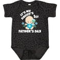 thumbnail image 3 of Inktastic Its My Daddys 1st Fathers Day with Baby and Stars Boys or Girls Baby Bodysuit, 3 of 5