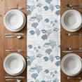 thumbnail image 6 of Coastal Blue Table Runner - 108 Inch Long, Kitchen Dining Table Runner Dresser Scarves, Retro Ocean Coral Shell Starfish Seahorse Farmhouse Decor for Coffee Tables Wedding Party Banquet, 6 of 8