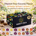 thumbnail image 4 of 16ct K-Cups Variety Pack | Includes Starbucks Medium & Dark Roast, Flavored Coffee Pods& Mocha K Cups| Wide Variety Coffee Pods for Keurig, Excellent Gift for Coffee Lovers, 4 of 7